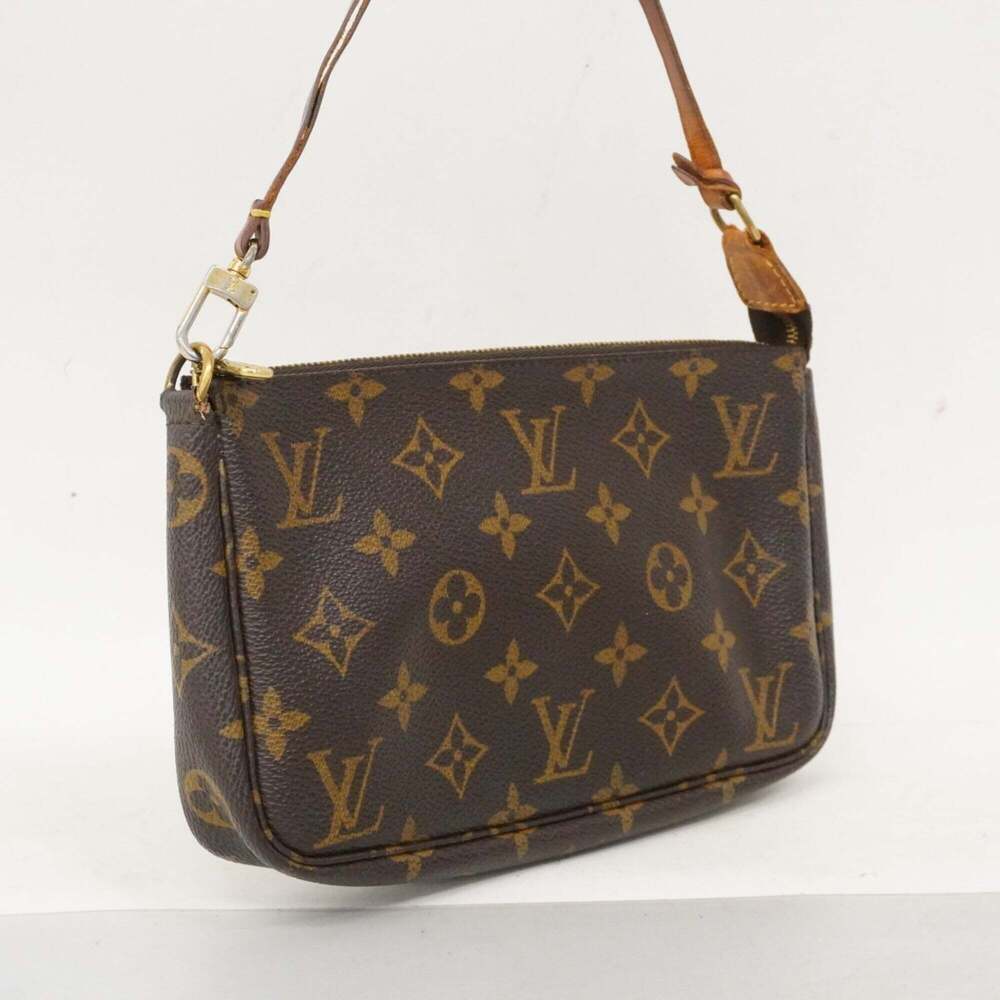 LOUIS VUITTON Brown Monogram Pochette Pouch - Picture 2 of 10